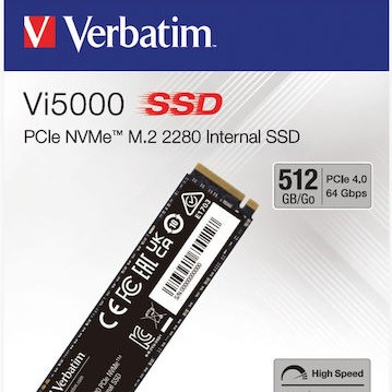 Verbatim Vi5000 SSD 512GB M.2 NVMe PCI Express 4.0