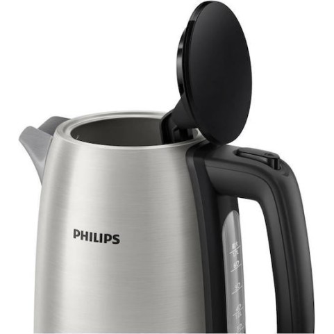 Philips Daily Collection Βραστήρας 1.7lt 2200W Ασημί