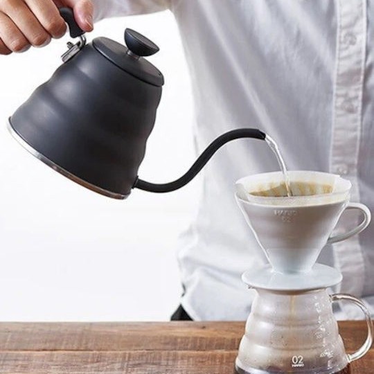 Hario Τσαγιέρα Αλουμινίου σε Μαύρο Χρώμα