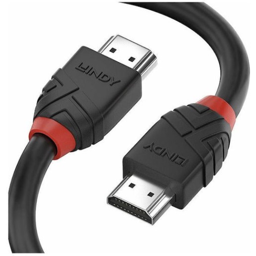 Lindy HDMI 2.1 Cable HDMI male - HDMI male 5m Μαύρο