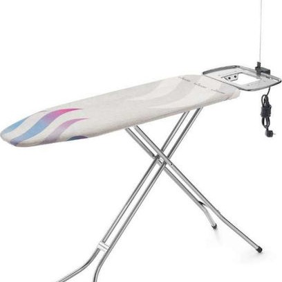 Vileda Reflect Plus M Σιδερώστρα για Σίδερο Ατμού Σπαστή με Πρίζα Γκρι 120x38cm