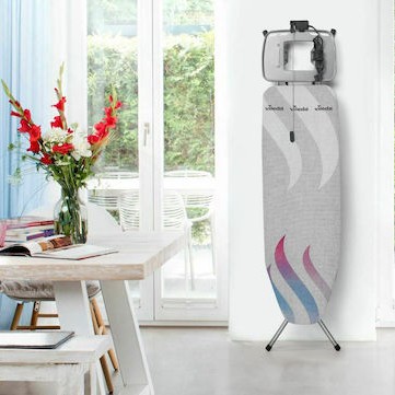 Vileda Reflect Plus M Σιδερώστρα για Σίδερο Ατμού Σπαστή με Πρίζα Γκρι 120x38cm