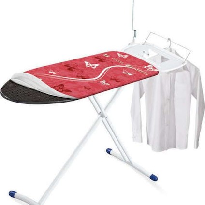 Leifheit AirBoard Express M Σιδερώστρα για Σύστημα Σιδερώματος Σπαστή Κόκκινο 120x38cm