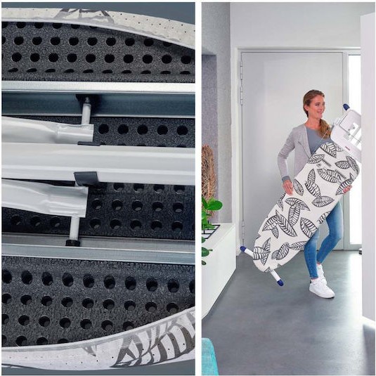 Leifheit AirBoard Express M Σιδερώστρα για Σύστημα Σιδερώματος Σπαστή Κόκκινο 120x38cm