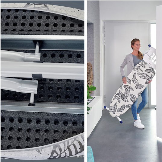 Leifheit AirBoard Express M Σιδερώστρα για Σύστημα Σιδερώματος Σπαστή Κόκκινο 120x38cm