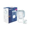 Brita Maxtra Κανάτα Σερβιρίσματος Γυάλινη White με Φίλτρο 2500ml