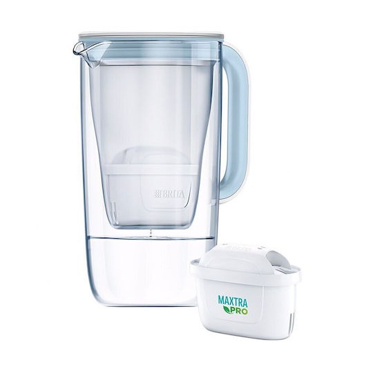 Brita Maxtra Κανάτα Σερβιρίσματος Γυάλινη White με Φίλτρο 2500ml