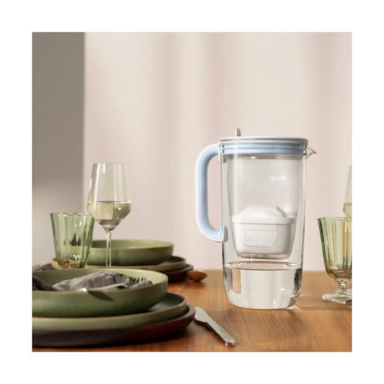 Brita Maxtra Κανάτα Σερβιρίσματος Γυάλινη White με Φίλτρο 2500ml