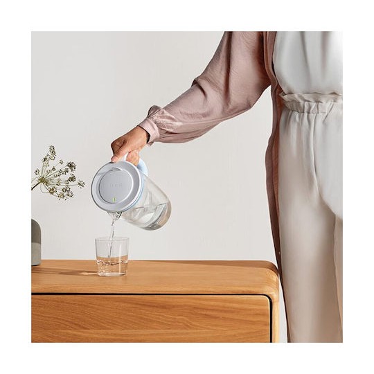 Brita Maxtra Κανάτα Σερβιρίσματος Γυάλινη White με Φίλτρο 2500ml