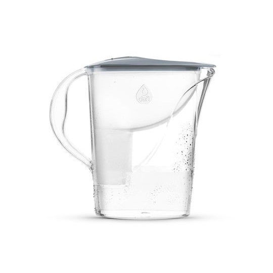 Dafi Start Classic Κανάτα Σερβιρίσματος Πλαστική Grey με Φίλτρο 2400ml