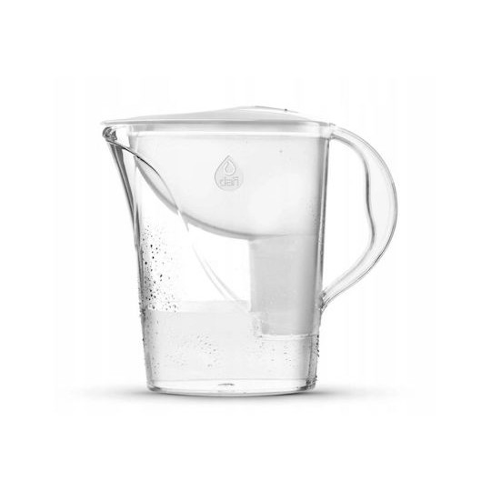 Dafi Start Classic Κανάτα Σερβιρίσματος Πλαστική White με Φίλτρο 2400ml