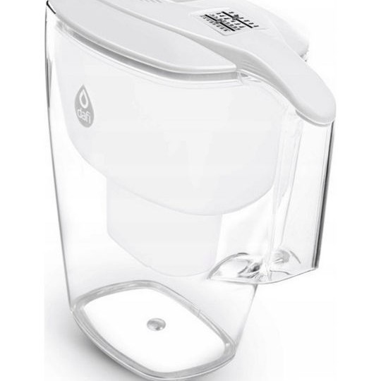 Dafi Start Unimax Κανάτα Σερβιρίσματος Πλαστική White με Φίλτρο 3300ml