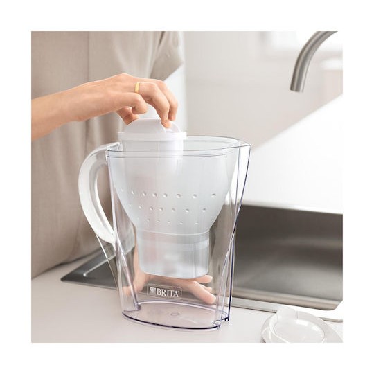 Brita Marella XL Κανάτα Σερβιρίσματος White με Φίλτρο 3500ml