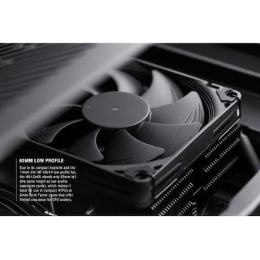 Noctua NH-L9x65 Chromax.black Ψύκτρα Επεξεργαστή για Socket AM4/AM5/1200/115x/1700