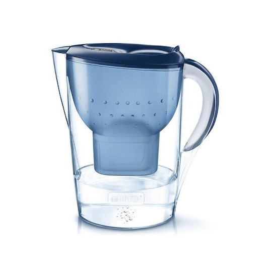 Brita Marella Κανάτα Σερβιρίσματος Πλαστική Blue με Φίλτρο 2400ml