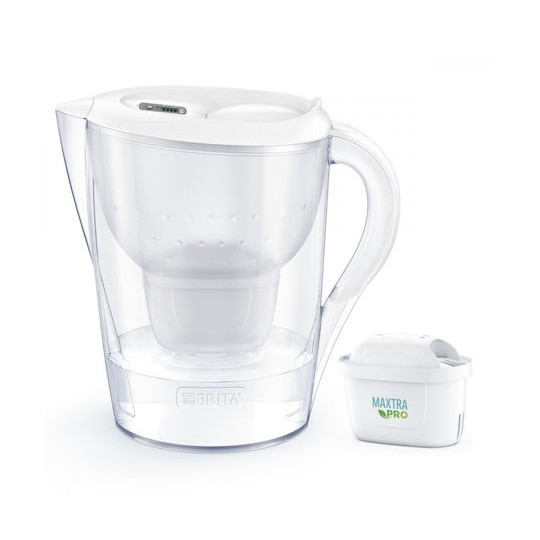 Brita Marella XL Κανάτα Σερβιρίσματος Πλαστική White με Φίλτρο 3500ml