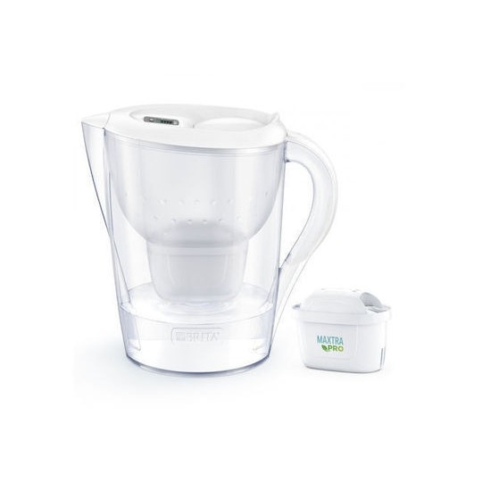 Brita Marella XL Κανάτα Σερβιρίσματος Πλαστική White με Φίλτρο 3500ml