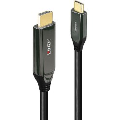 Lindy Cable HDMI male - USB-C male 2m Μαύρο