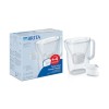 Brita Style Essential Κανάτα Σερβιρίσματος Πλαστική White με Φίλτρο 2400ml