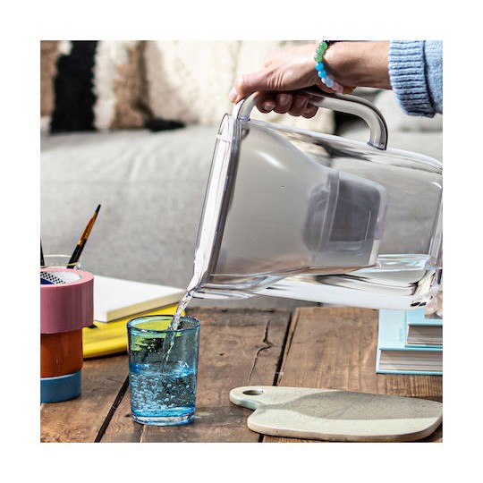 Brita Style Essential Κανάτα Σερβιρίσματος Πλαστική White με Φίλτρο 2400ml