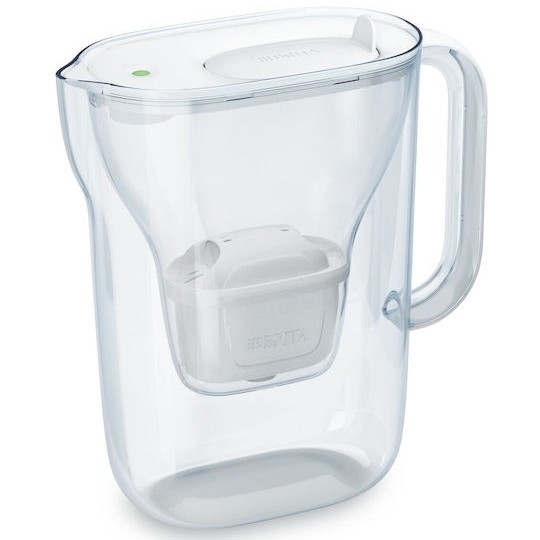 Brita Style Essential Κανάτα Σερβιρίσματος Πλαστική White με Φίλτρο 2400ml