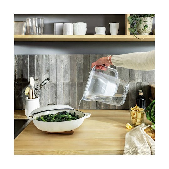 Brita Style Essential Κανάτα Σερβιρίσματος Πλαστική White με Φίλτρο 2400ml