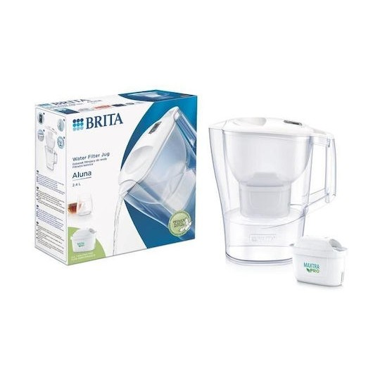 Brita Aluna Κανάτα Σερβιρίσματος White με Φίλτρο 2400ml