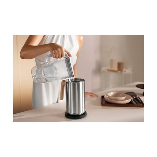 Brita Glass Κανάτα Σερβιρίσματος Πλαστική Grey με Φίλτρο 2500ml