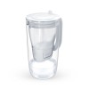 Brita Glass Κανάτα Σερβιρίσματος Πλαστική Grey με Φίλτρο 2500ml