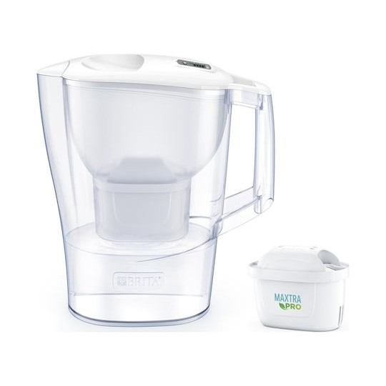 Brita Style Essential Κανάτα Σερβιρίσματος Πλαστική White με Φίλτρο 2400ml