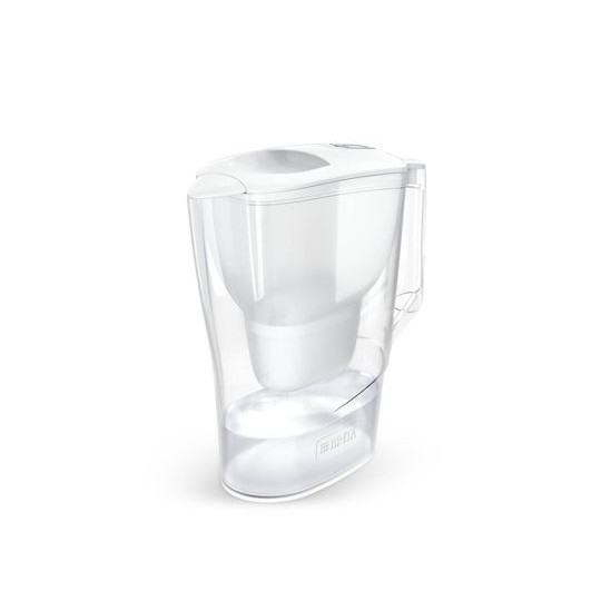 Brita Aluna Κανάτα Σερβιρίσματος Πλαστική White με Φίλτρο 2400ml