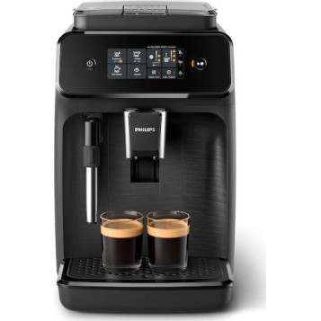 Philips Series 1200 Αυτόματη Μηχανή Espresso 1500W Πίεσης 15bar με Μύλο Άλεσης Μαύρη