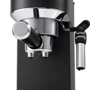De'Longhi Dedica Pump Μηχανή Espresso 1300W Πίεσης 15bar Μαύρη
