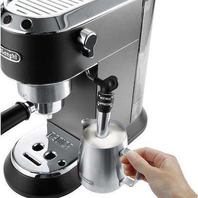 De'Longhi Dedica Pump Μηχανή Espresso 1300W Πίεσης 15bar Μαύρη
