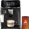 Philips Series 2300 Αυτόματη Μηχανή Espresso 1500W Πίεσης 15bar για Cappuccino με Μύλο Άλεσης Μαύρη