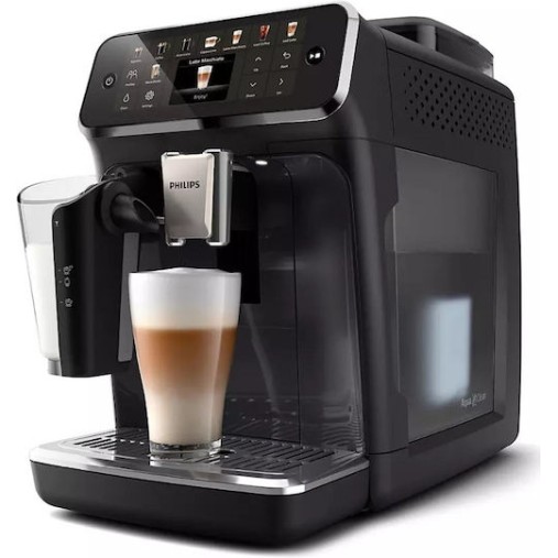 Philips Series 5500 Αυτόματη Μηχανή Espresso 1500W Πίεσης 15bar για Cappuccino με Μύλο Άλεσης Μαύρη