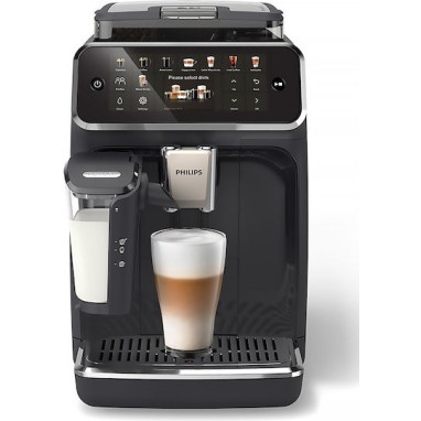 Philips Series 5500 Αυτόματη Μηχανή Espresso 1500W Πίεσης 15bar για Cappuccino με Μύλο Άλεσης Μαύρη