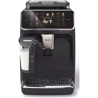 Philips Series 5500 Αυτόματη Μηχανή Espresso 1500W Πίεσης 15bar για Cappuccino με Μύλο Άλεσης Μαύρη