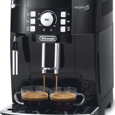 De'Longhi Magnifica S Αυτόματη Μηχανή Espresso 1450W Πίεσης 15bar με Μύλο Άλεσης Μαύρη