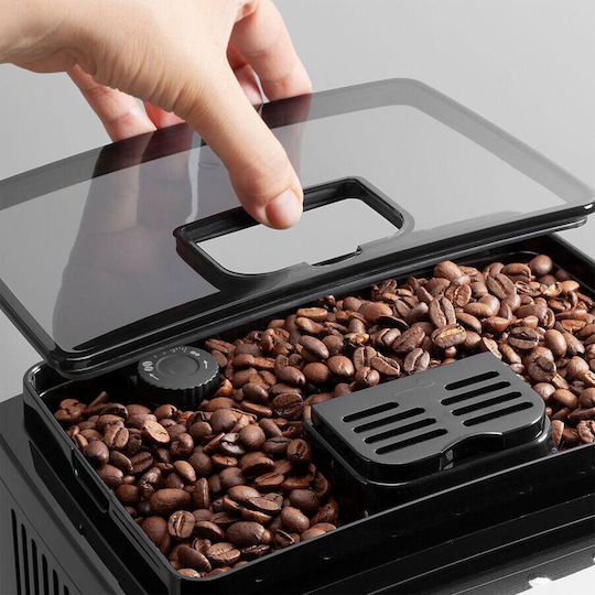 De'Longhi Magnifica S Αυτόματη Μηχανή Espresso 1450W Πίεσης 15bar με Μύλο Άλεσης Μαύρη