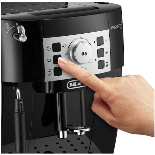 De'Longhi Magnifica S Αυτόματη Μηχανή Espresso 1450W Πίεσης 15bar με Μύλο Άλεσης Μαύρη