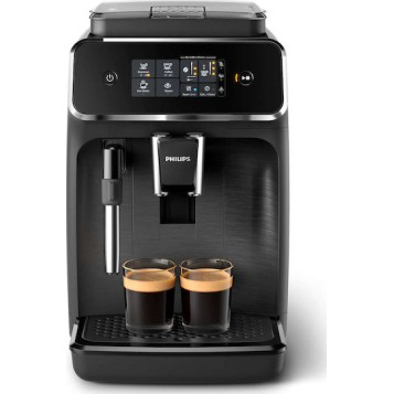 Philips Series 2200 Αυτόματη Μηχανή Espresso 1500W Πίεσης 15bar με Μύλο Άλεσης Μαύρη