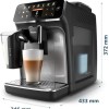 Philips Series 4300 Αυτόματη Μηχανή Espresso 1500W Πίεσης 15bar για Cappuccino με Μύλο Άλεσης Μαύρη