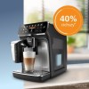 Philips Series 4300 Αυτόματη Μηχανή Espresso 1500W Πίεσης 15bar για Cappuccino με Μύλο Άλεσης Μαύρη