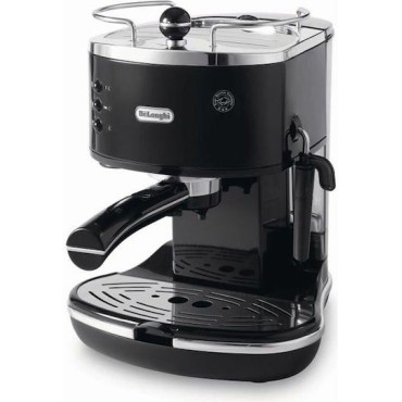 De'Longhi Icona Μηχανή Espresso 1100W Πίεσης 15bar Μαύρη