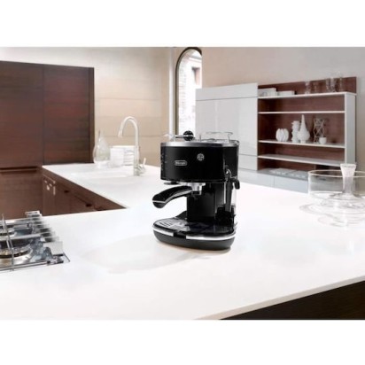 De'Longhi Icona Μηχανή Espresso 1100W Πίεσης 15bar Μαύρη