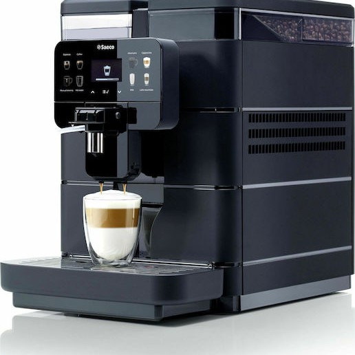 Saeco Royal OTC Αυτόματη Μηχανή Espresso 1400W Πίεσης 15bar με Μύλο Άλεσης Μαύρη