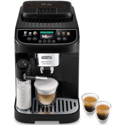 De'Longhi Magnifica Evo Next Αυτόματη Μηχανή Espresso 1450W Πίεσης 15bar για Cappuccino με Μύλο Άλεσης Καφέ