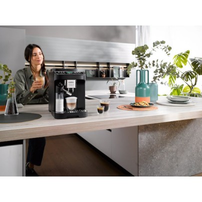 De'Longhi Magnifica Evo Next Αυτόματη Μηχανή Espresso 1450W Πίεσης 15bar για Cappuccino με Μύλο Άλεσης Καφέ
