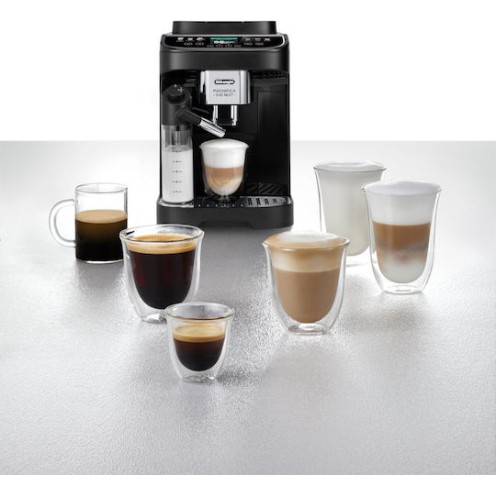 De'Longhi Magnifica Evo Next Αυτόματη Μηχανή Espresso 1450W Πίεσης 15bar για Cappuccino με Μύλο Άλεσης Καφέ